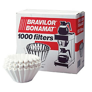 Boîtes de 1000 filtres en papier Bravilor Blanc Boîtes de 1000 filtres en papier Bravilor Blanc