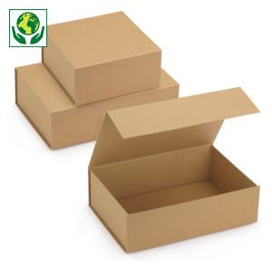 Boîte cadeau kraft avec fermeture aimantée Boîte cadeau kraft avec fermeture aimantée