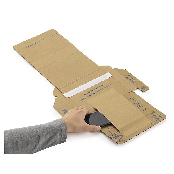 Boîte avec calage papier pour smartphone - 4