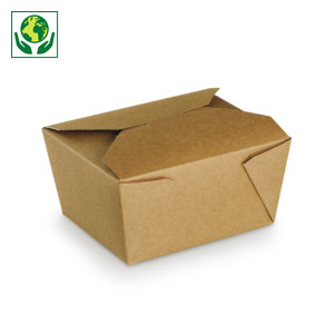 Boîte carton alimentaire à fermeture croisillon Boîte carton alimentaire à fermeture croisillon