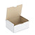 Boîte carton blanche d’expédition RAJA 25x20x10 cm - 1