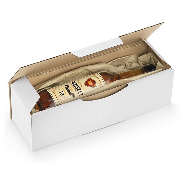Boîte carton blanche d’expédition RAJA 31x21,5x5 cm - 6