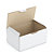 Boîte carton blanche d'expédition RAJAPOST 19,5x13,5x9 cm - 1