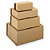 Boîte carton brune antichoc avec fermeture adhésive sécurisée RAJA - 5