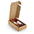 Boîte carton brune avec fermeture latérale 16,5x33,5x8 cm - 1
