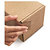 Boîte carton brune simple cannelure avec fermeture adhésive - 5