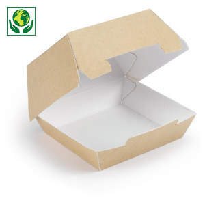 Boîte coque en carton micro-cannelure