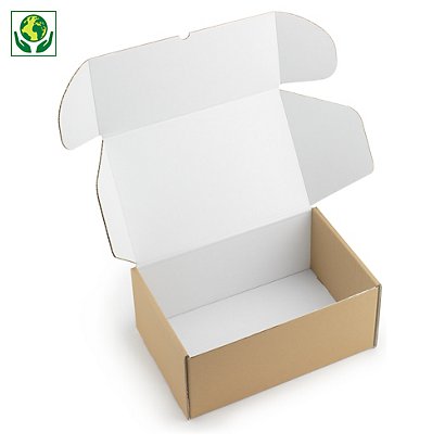 Boîte avec fermeture renforcée et intérieur blanc 37 x 24 x 16 cm - 1