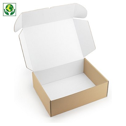 Boîte avec fermeture renforcée et intérieur blanc 48 x 37 x 16 cm - 1