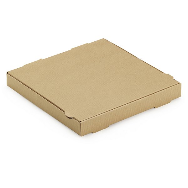 Boîte à pizza kraft avec papier ingraissable RAJA - 2