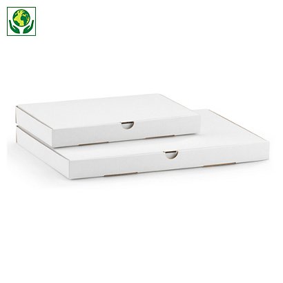Boîte postale blanche Flach-Pack RAJA, 225 x 150 x 25 mm - 1