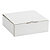 Boîtes postale carton blanche avec calage mousse RAJA 18 x 12 x 5 cm, lot de 50 - 1