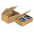 Boîte postale carton brune simple cannelure RAJAPOST formats A4/A4+ - 2