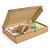 Boîte postale Flach-Pack extra-plate en carton brune RAJA, 400 x 400 x 50 mm - 2
