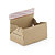 Boîte postale à fond automatique avec soufflets latéraux et fermeture adhésive - 1
