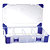 Boîte de rangement en plastique Viso, 9 compartiments amovibles - 1