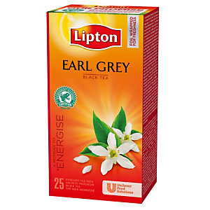Boîte de Thé Lipton Earl Grey, 25 sachets