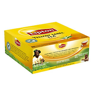 Boîte de thés Lipton Yellow Label, 100 sachets