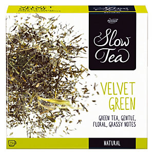 Boîte de Thé, Slow Tea Velvet Green 25 sachets.