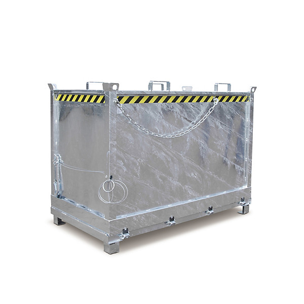 Bodemklepcontainer Bauer 104 x 184,5 x 114,5 cm gegalvaniseerd - 1