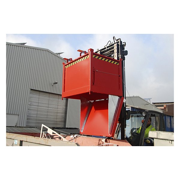 Bodemklepcontainer Bauer 104 x 184,5 x 114,5 cm oranje - 4