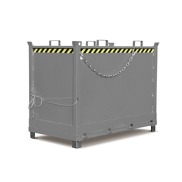 Bodemklepcontainer Bauer 104 x 184,5 x 144,5 cm grijs - 1