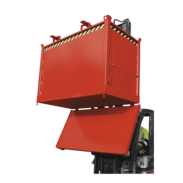 Bodemklepcontainer Bauer 84 x 124,5 x 84,5 cm gegalvaniseerd - 2