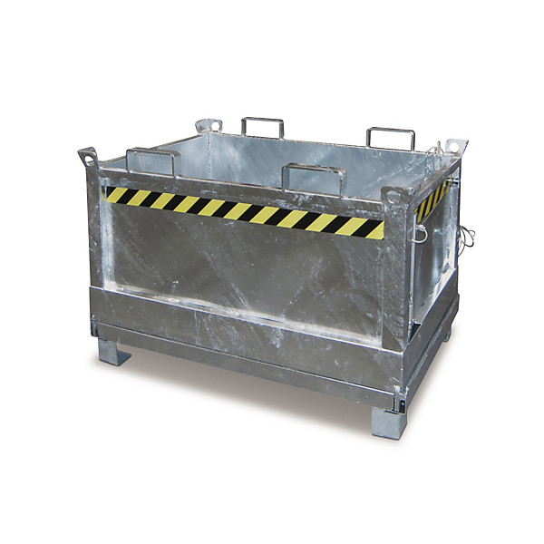 Bodemklepcontainer Bauer 84 x 124,5 x 84,5 cm gegalvaniseerd - 1