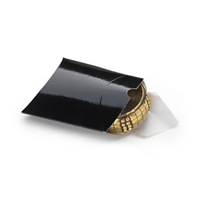 Boîte cadeau berlingot noir 8x3,5x9,5 cm