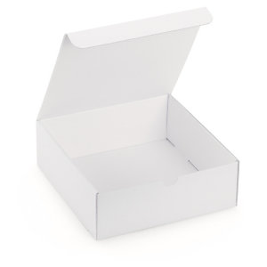 Boîte cadeau blanche 23x23x8 cm