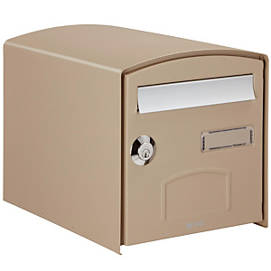 Boite aux lettres double face Dome cappuccino 1019 Boite aux lettres double face Dome cappuccino 1019