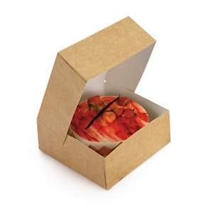 Boîte pâtissi?re kraft 26x26x8 cm