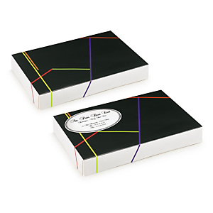 Boîte traiteur carton sans fenêtre Prestige 42x28x6 mm