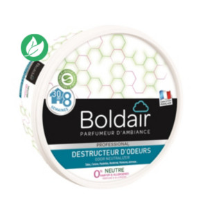 Boldair Destructeur d'odeurs gel parfum Neutre 0% - pot 300 g