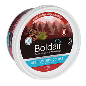 Boldair gel destructeur d'odeurs Cèdre anti-mites 300 g Boldair gel destructeur d'odeurs Cèdre anti-mites 300 g