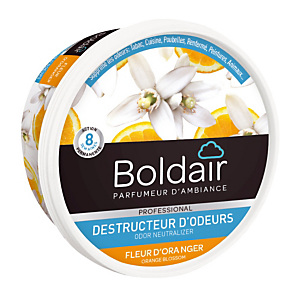 Boldair gel destructeur d'odeurs Fleur d'oranger 300 g Boldair gel destructeur d'odeurs Fleur d'oranger 300 g