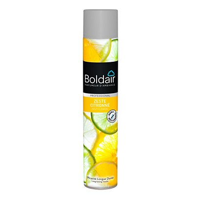 Boldair Désodorisant parfumant Zeste citronné - Aérosol de 500 ml