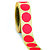 Bollini adesivi removibili in rotolo, Diametro 20 mm, Rosso (confezione 500 pezzi) - 1