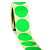 Bollini adesivi removibili in rotolo, Diametro 35 mm, Verde (confezione 500 pezzi) - 1