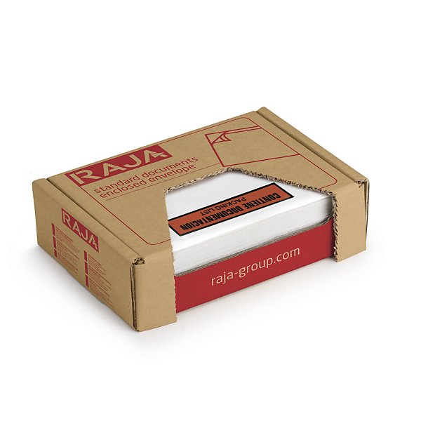 Bolsa adhesiva portadocumentos con mensaje impreso RAJA® - 7