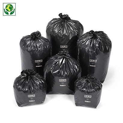 Bolsa de basura 100% reciclada estándar RAJA®