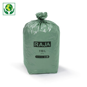Bolsa de basura 100% reciclada RAJA®