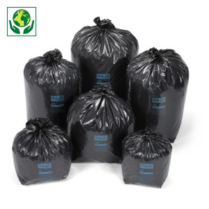 Bolsa de basura 100% reciclada resistente RAJA®