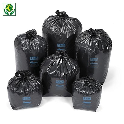 Bolsa de basura reciclada calidad industrial RAJA® 100 l - 1