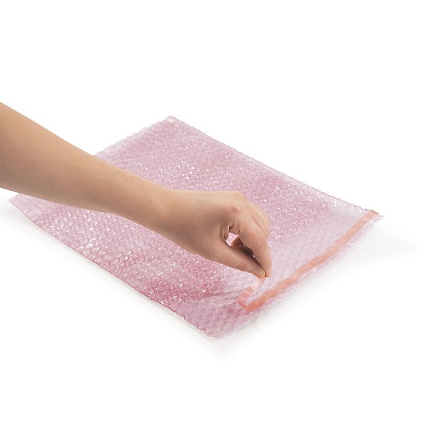 Bolsa de burbujas antiestática cierre adhesivo 8x12,5cm 50% reciclada - 5
