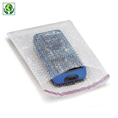 Bolsa de burbujas reciclada con cierre adhesivo RAJA® 20x25cm - 1
