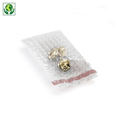 Bolsa de burbujas reciclada con cierre adhesivo RAJA® 8x10cm - 1