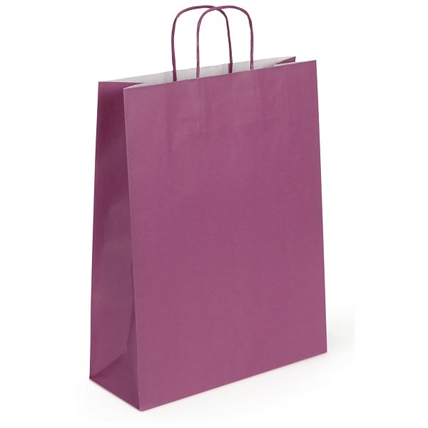 Bolsa kraft color con asas rizadas RAJA® - 6