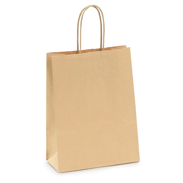 Bolsa kraft Mini marrón o blanca - 1