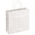 Bolsa de papel con asas 28 x 36 cm blanca - 1